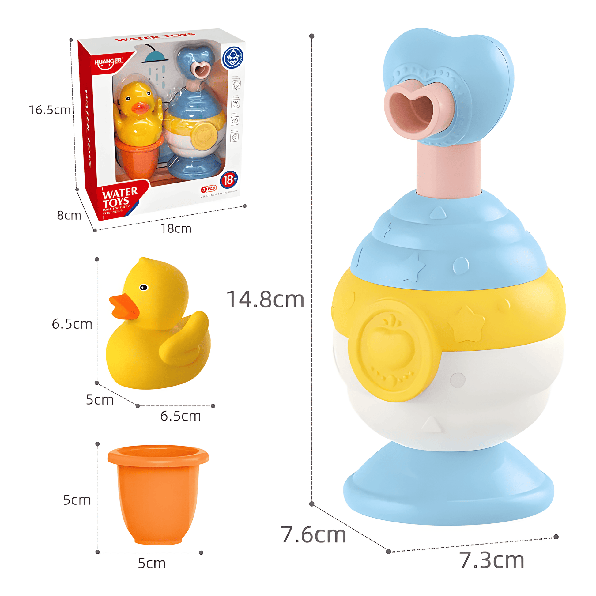 Set de Juguetes de Baño - Diversión con Espuma y Burbujas