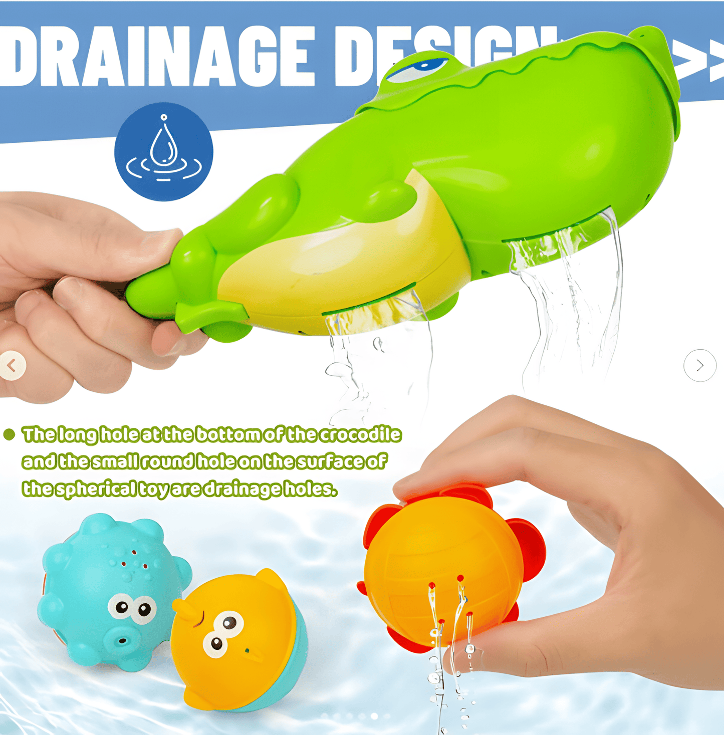 Juguete de Baño - Boca de Cocodrilo