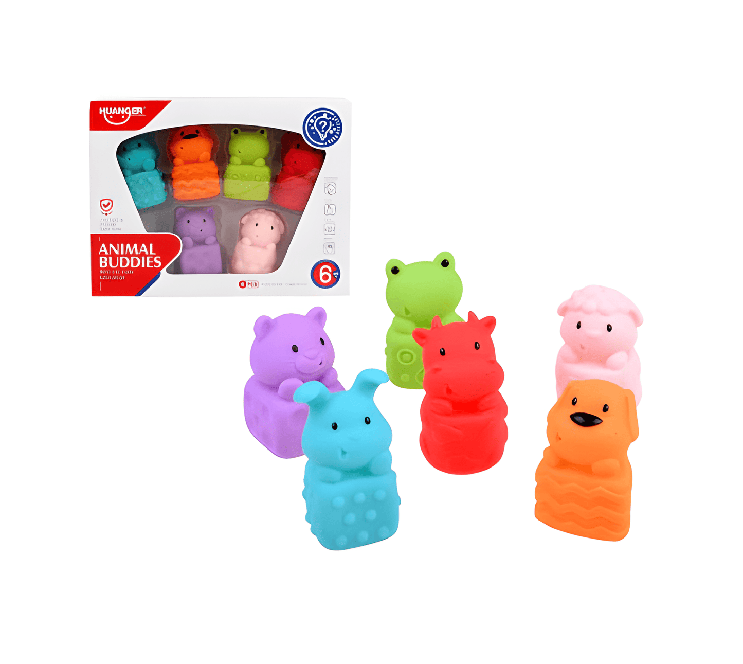 Set de Animales Didácticos - Juguetes Sensoriales para Bebés