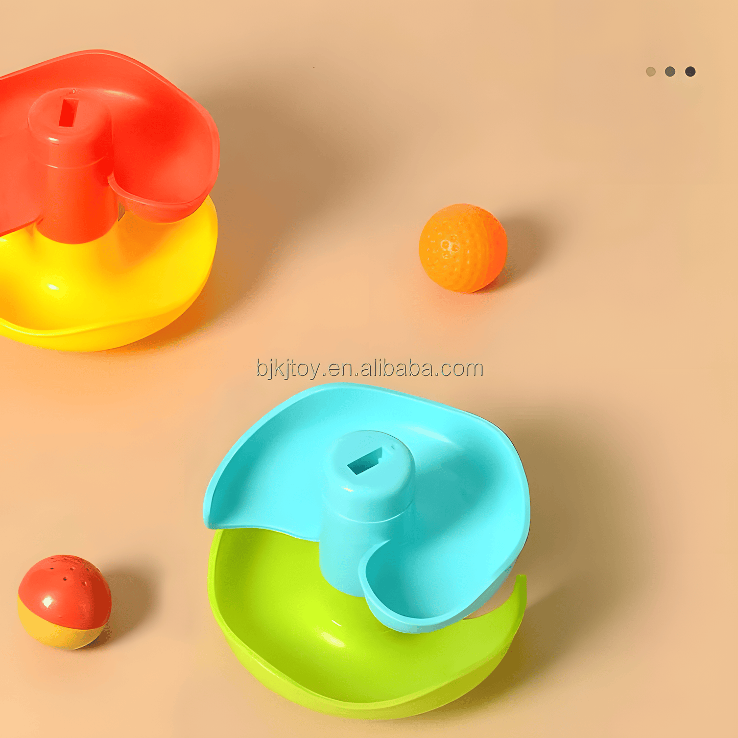 Torre Espiral Didáctica - Juguete Educativo con Bolas Rodantes Bang & Bingo