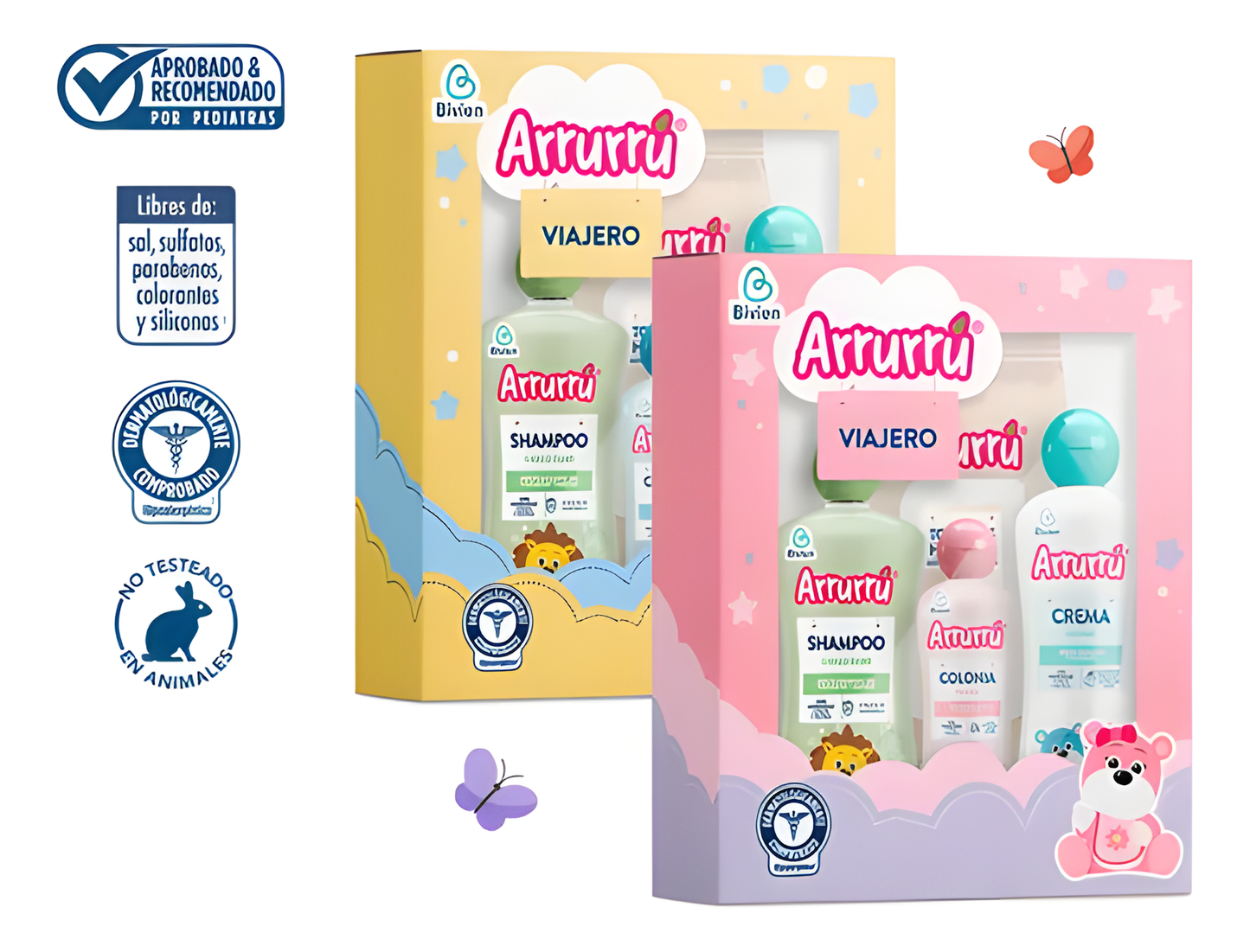 Kit para bebe arruru aseo para bebe