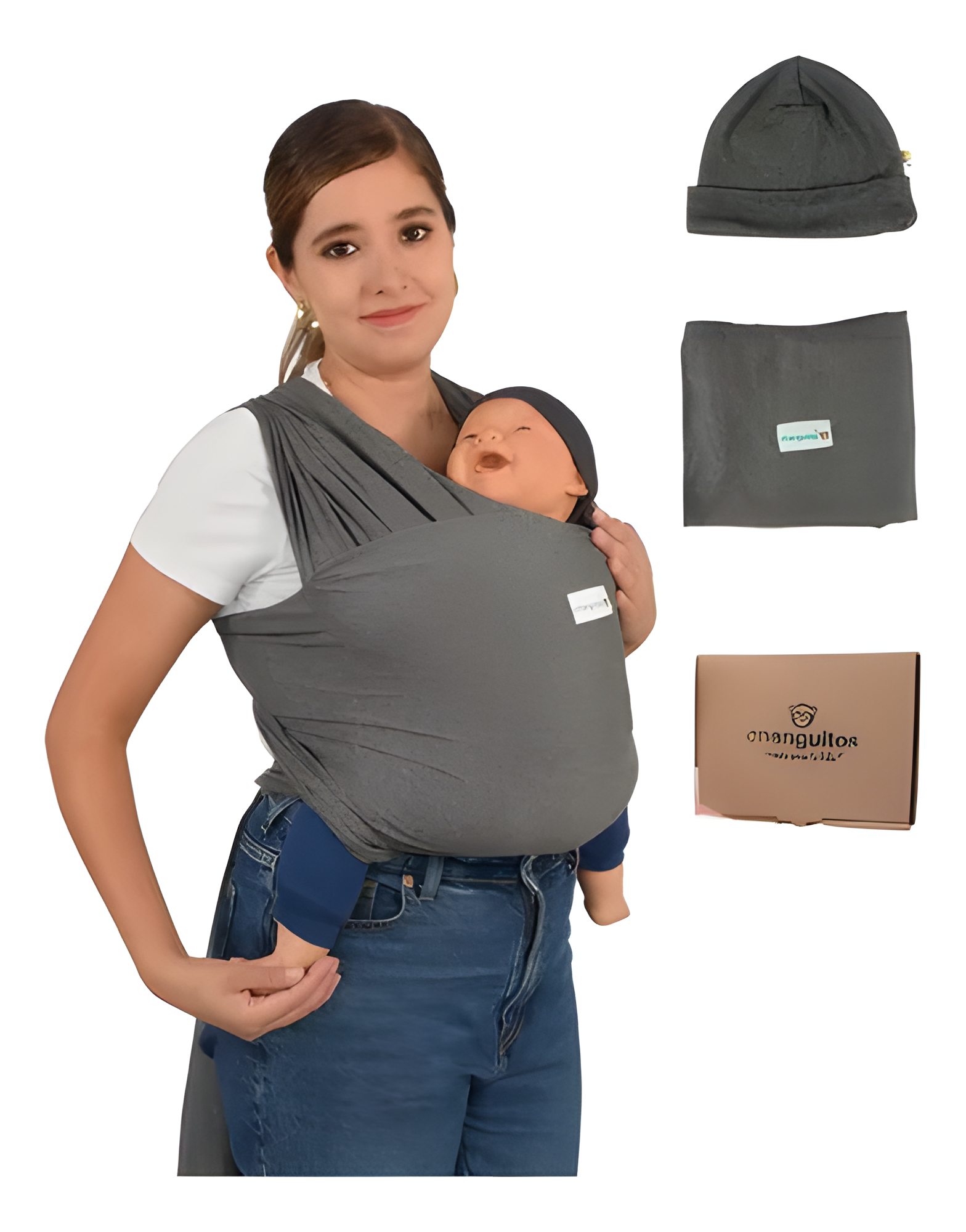 Cargadores fular para bebes ergonómicos