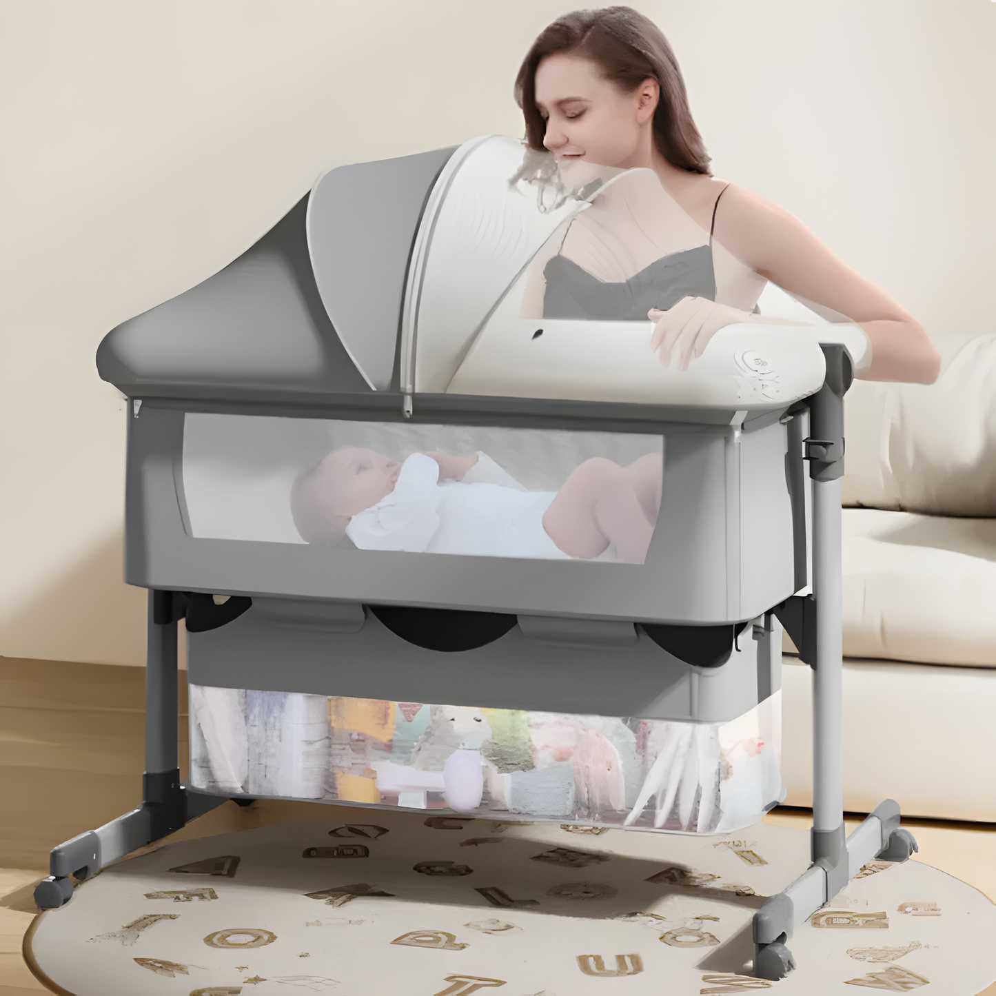 Cuna Colecho Mosquitero Mecedora TX-C060