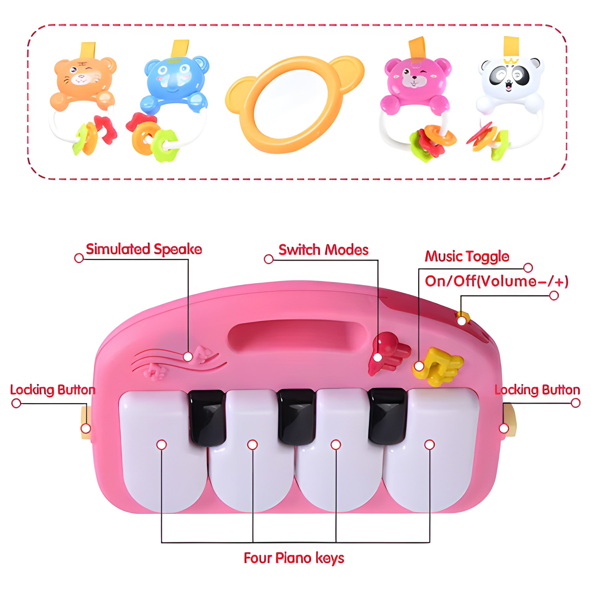 Tapete / Gimnasio con Piano