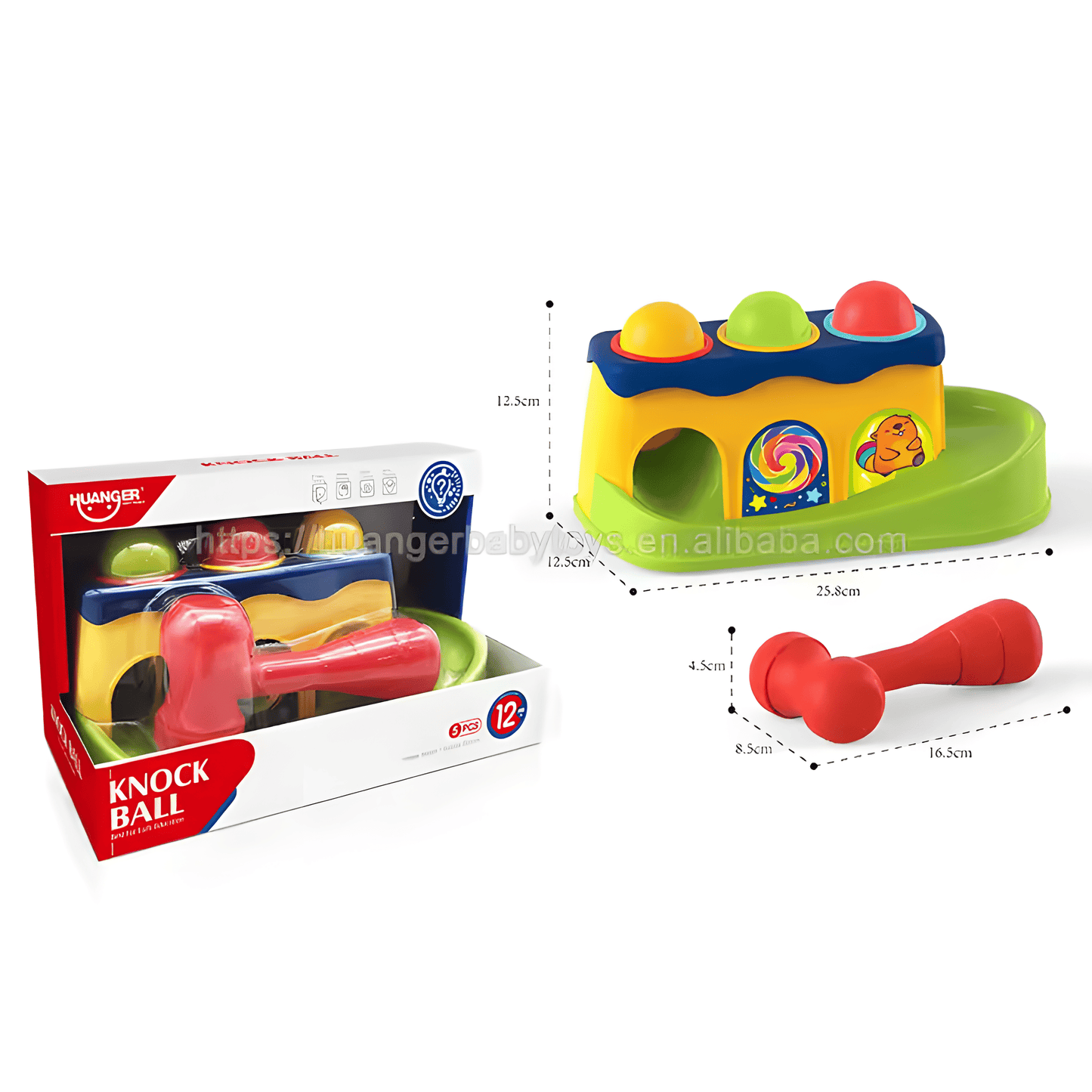 Juguete de Martillo y Bolas Huanger