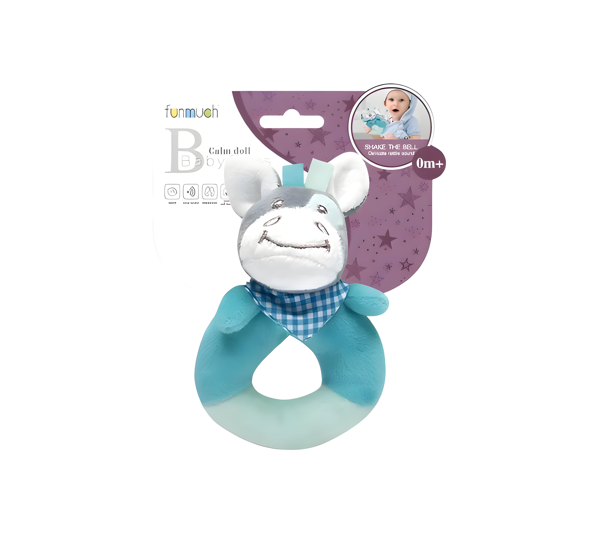 Sonajero de Peluche para Bebés - Suave y Sensorial