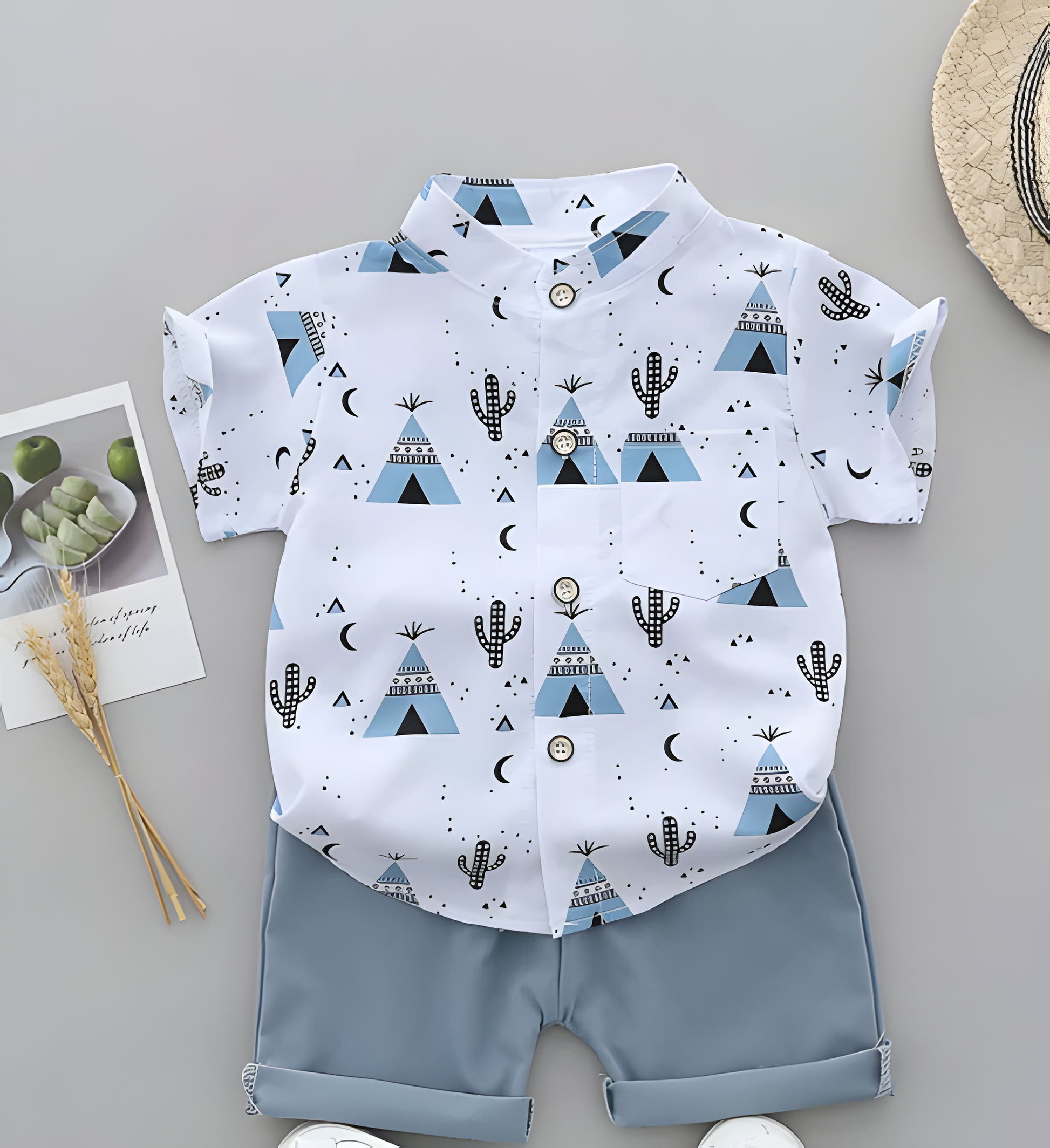 Conjunto ropa elegante camisa para bebe