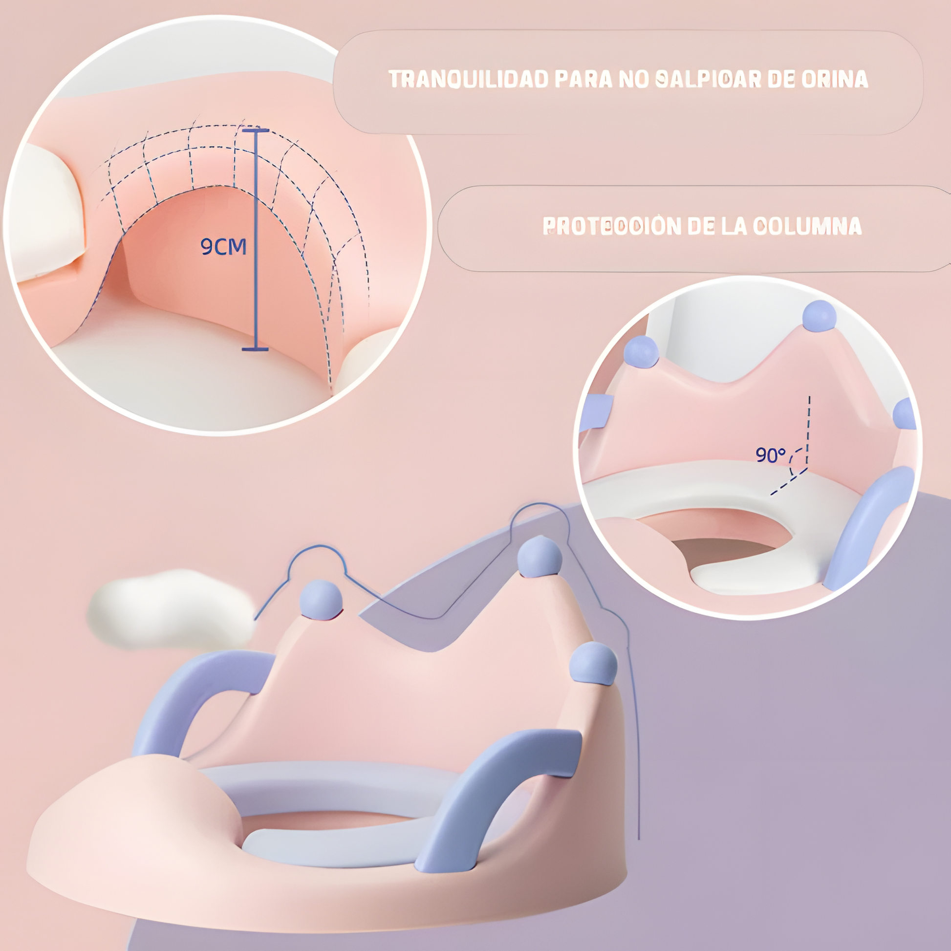 Silla entrenamiento de baño