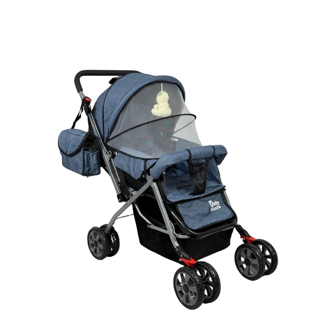 Coche Reversible + Pañalera