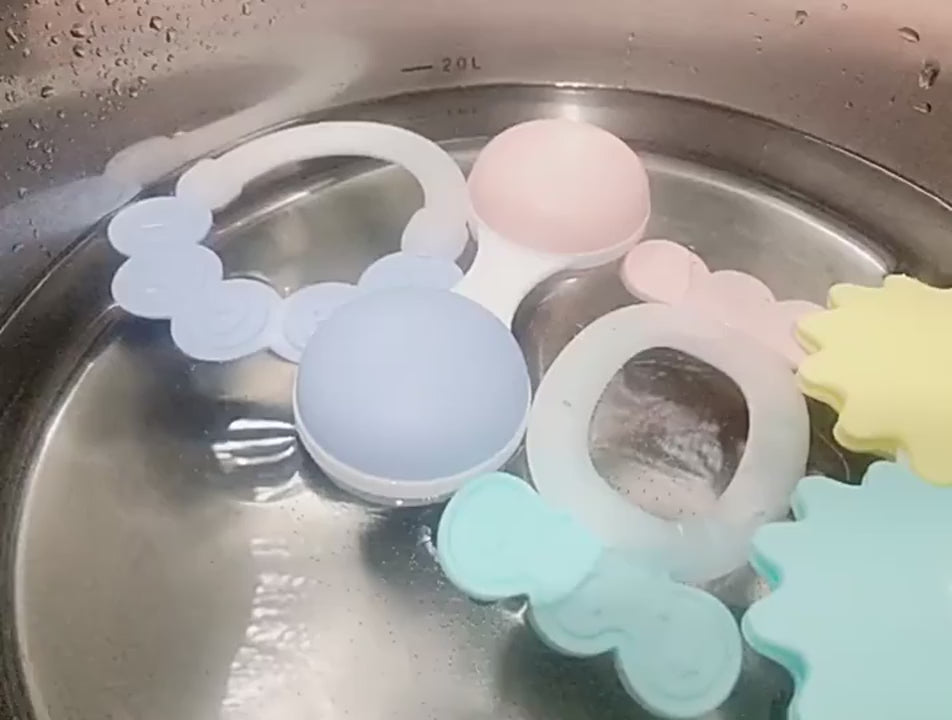 Set de Sonajeros y Mordedores para Bebé - 8 Piezas