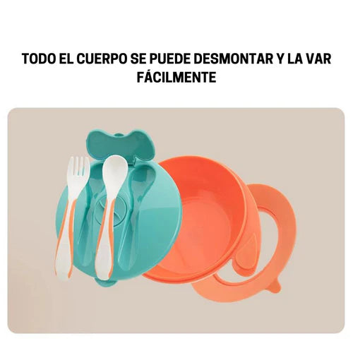 Set De Taza Con Cubiertos